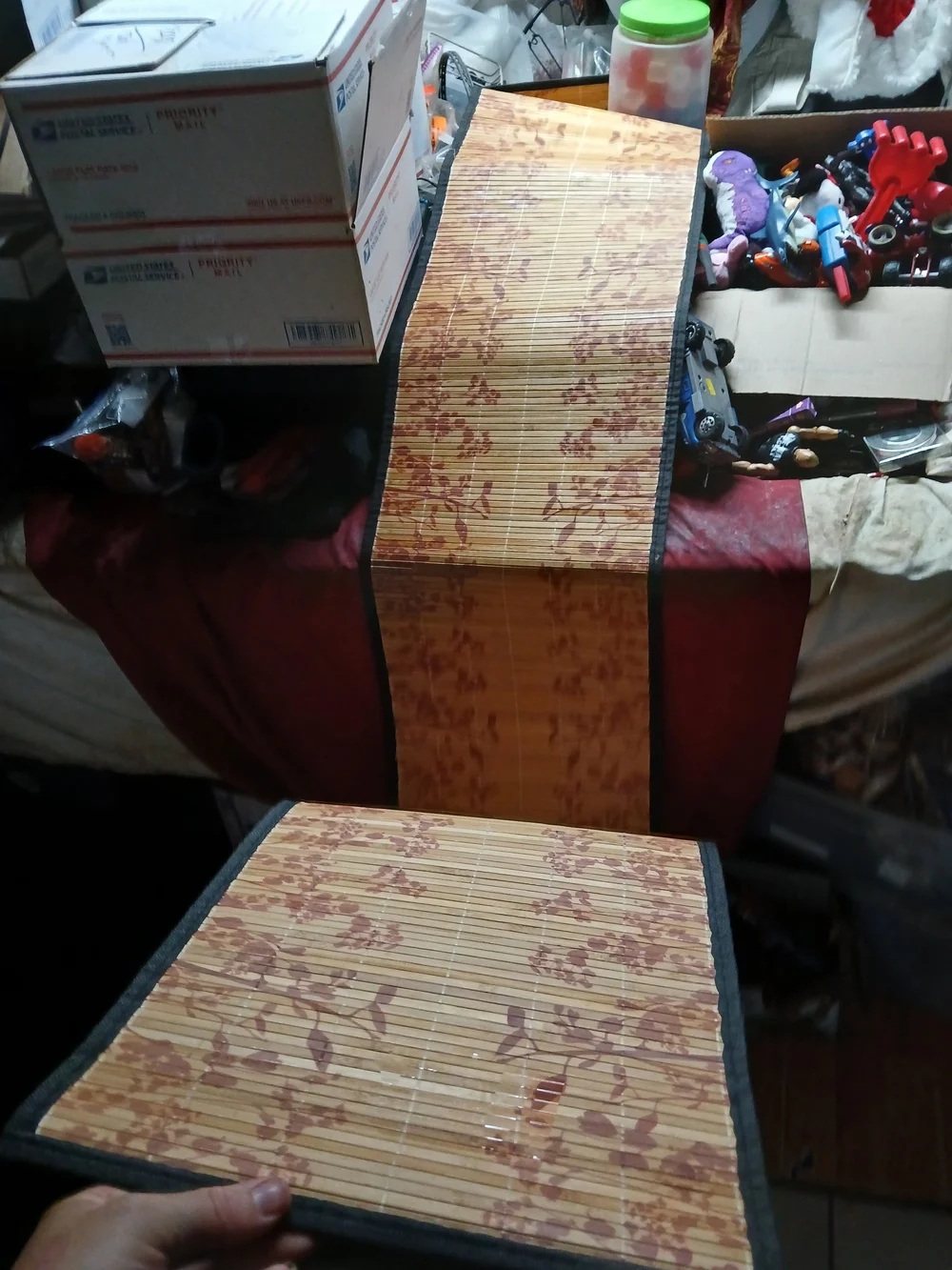 BambooMN bamboo slat table runner 96